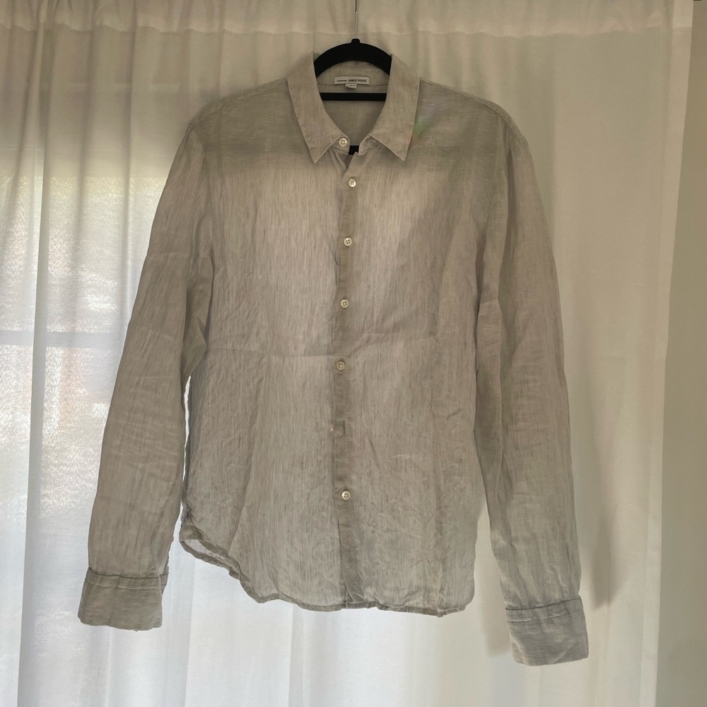 James perse men’s linen shirt